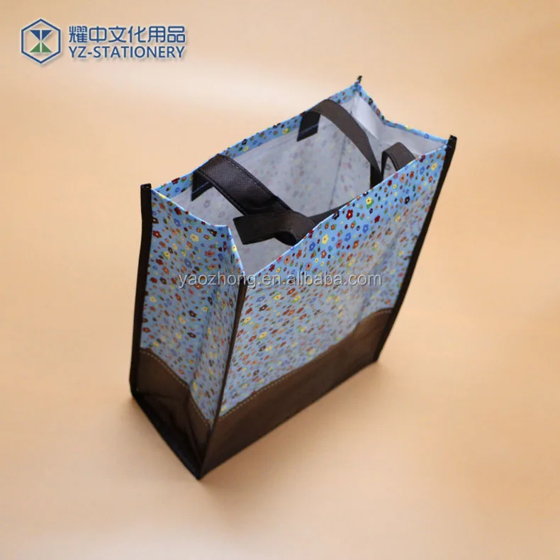 
Stock blank die cut non woven bag able add logo 