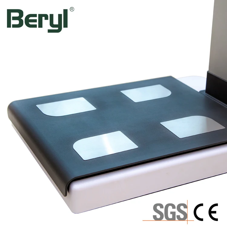 Ultrasonic Large Display 200Kg Body Fat Analyzer Hight and Weight Scale