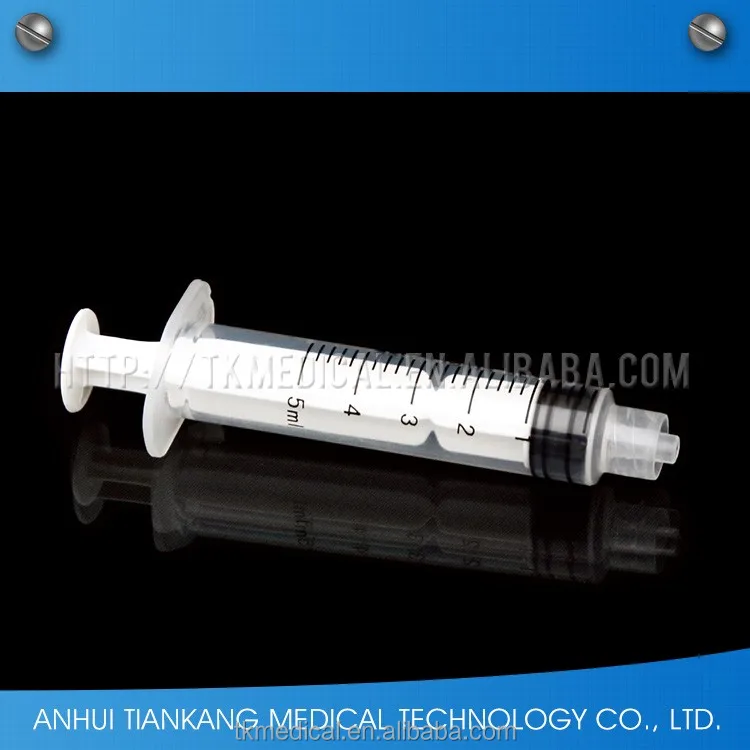 2016 Медицинские одноразовые шприц 3cc 5cc, Медицинская Поставка одноразовых шприцев