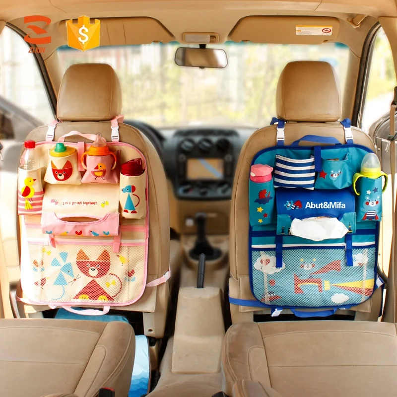 
Wholesale Washable Hanging Cute Cartoon Car Organizer Backseat For Kids 