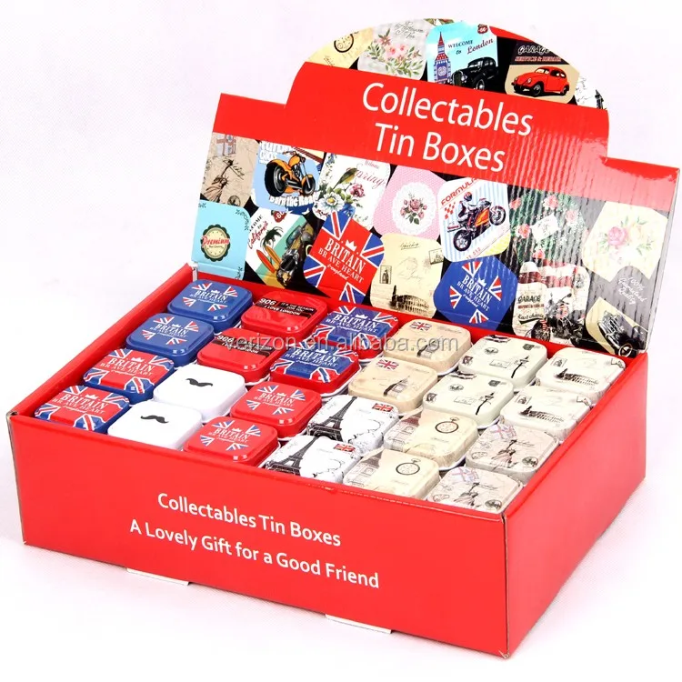 
England London Style Gift Packing Cookie Tin Box 