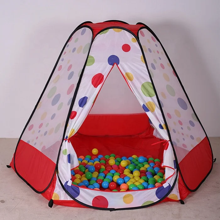 Newest product funny indoor set game sea balls toys 100cm kids playhouse tent