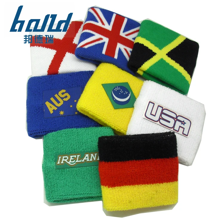 Fashion Environmentally Friendly Custom Terry Cloth Upper Arm Sweatband