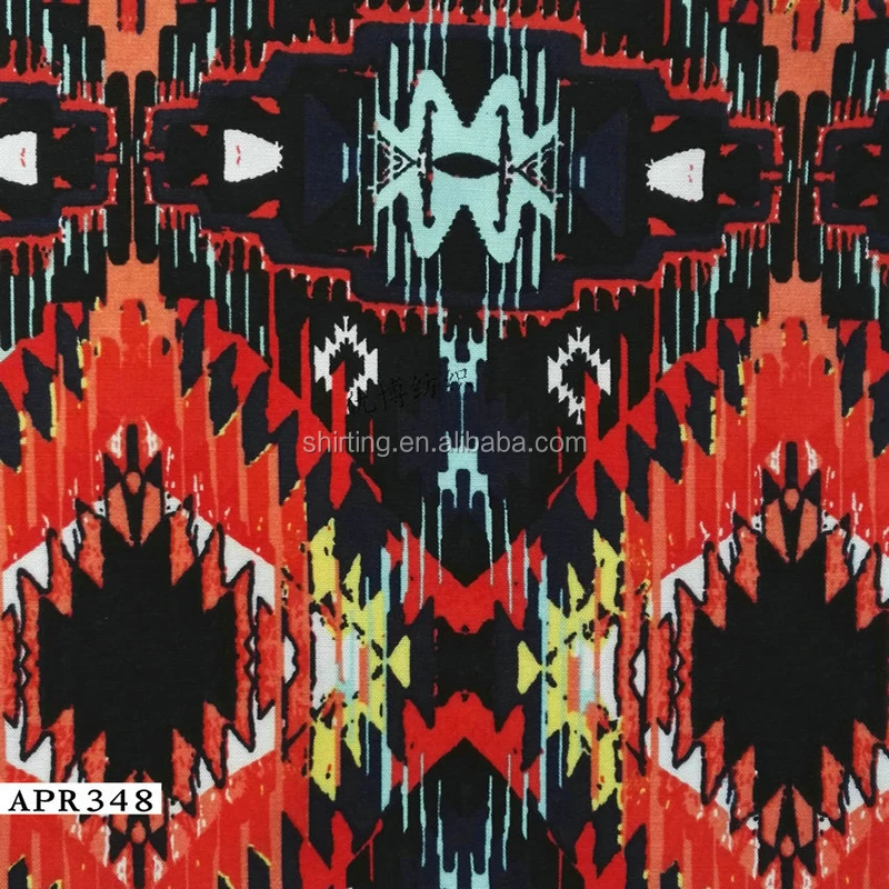 
wax print fabric african viscose printing fabric textile for dress shirt 