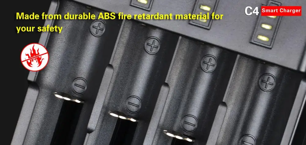 KLARUS C4 Intelligent Battery Charger Multi Usage Battery Charger