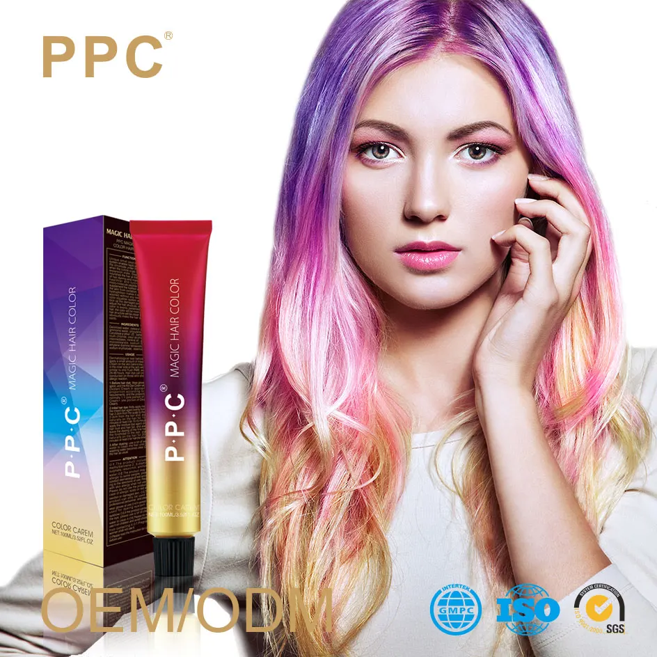 Italian Hair Color Brands Professional Olive Lovely Permanent Dye Anti-allergy Hair Color Cream