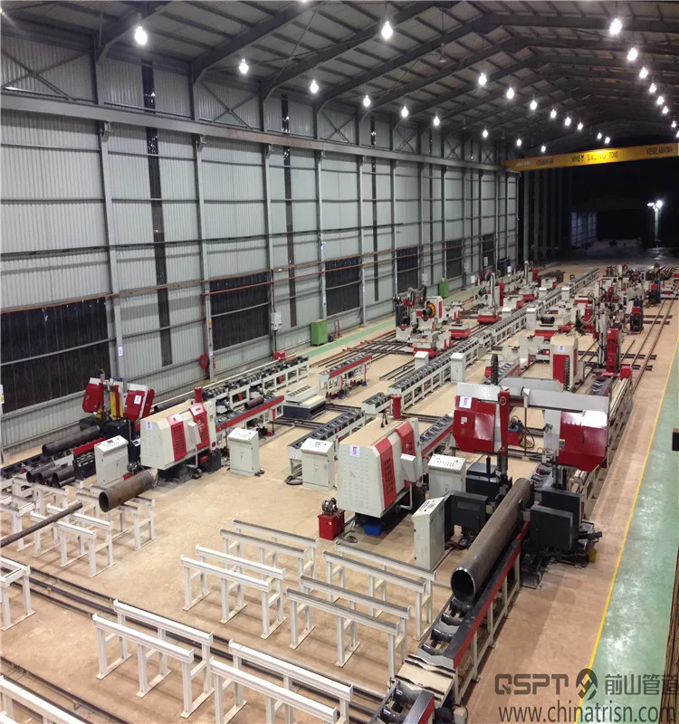 Pipe fabrication line;Pipe spool fabrication production line (Fixed type)