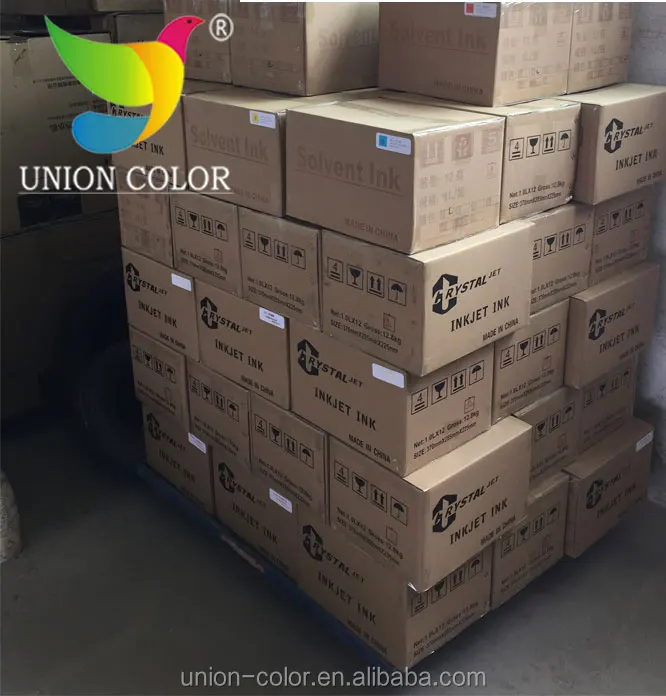 original crystaljet cj7000 508GS inkjet solvent ink for digital printer with SPT508 heads