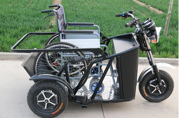 Electric tricycle  disabled and wheelchair man,ev electric car for disabled