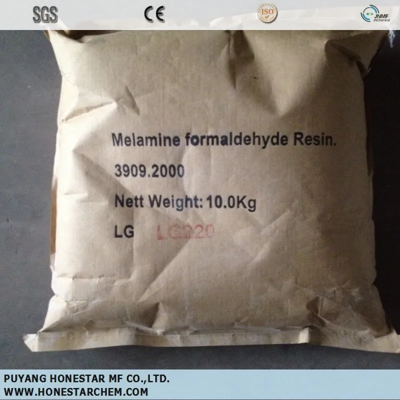 Water-soluble melamine glaze powder