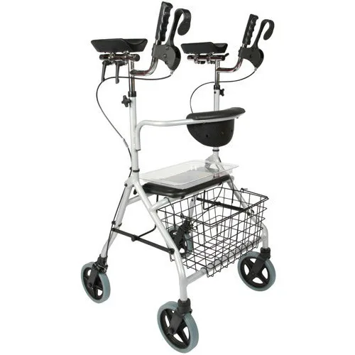 4 wheels Patient adult walkers with wheels for disable elderly