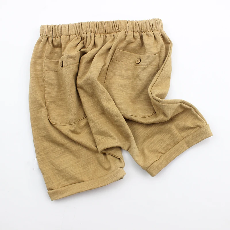 2023 hot sale  Bamboo Cotton Handmade Unisex Toddler Kids Clothing Baggy Design girl shorts