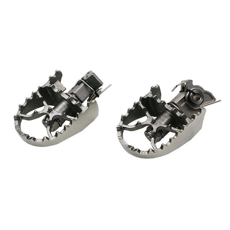 
Motorcycle Dirt Bike Sliver Adjustable Racing Foot Pegs Pedals Rear Footrest Fit For BMW R1200GS/ADV/F800/700/650GS KCP-S 0201 