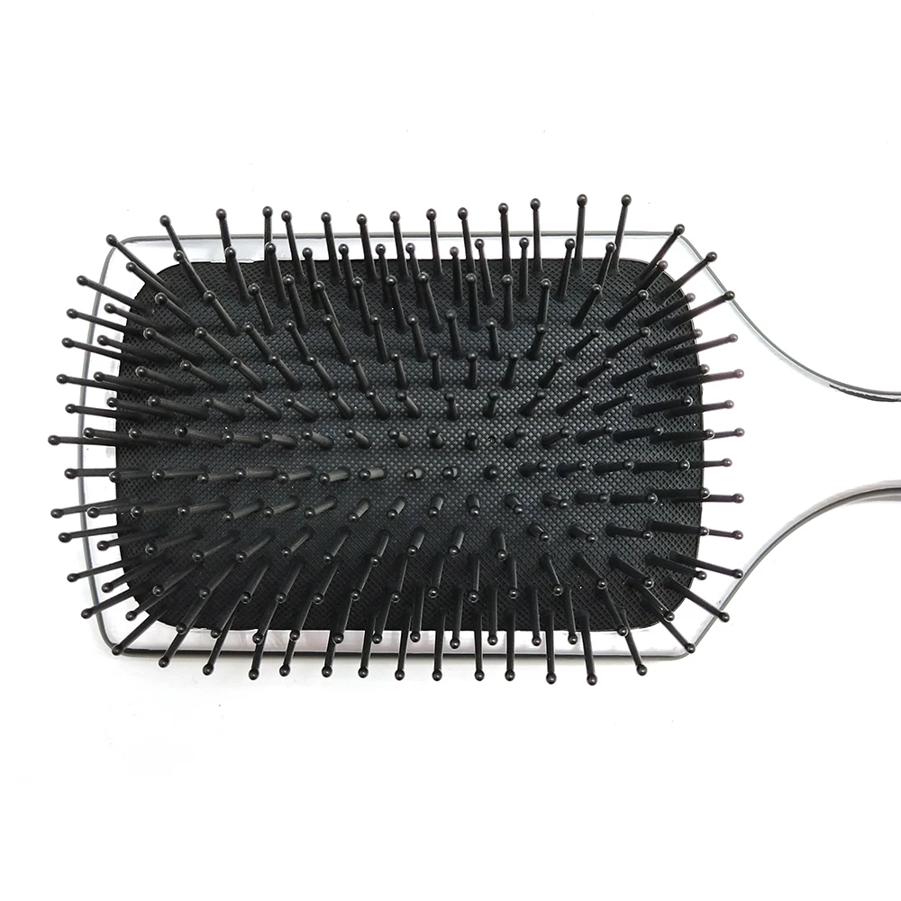 
Osaki Brand Soft and silky nylon hair brushes Textured Cushion Hair Brush ABS/PP Paddle Bling Hairbrush 