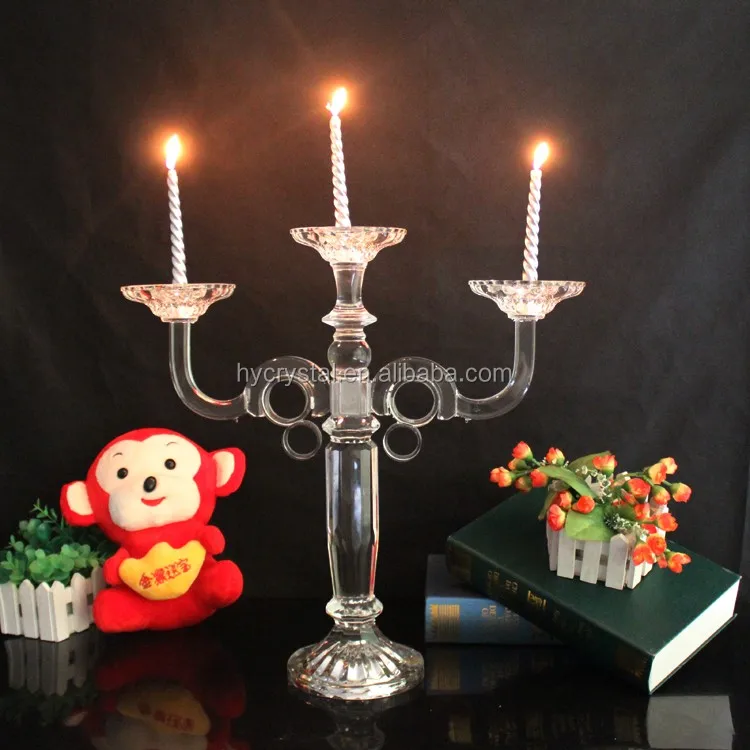 Недорогой хрустальный канделябр в форме золотого шара с 3 ручками украшение для дома на продажу