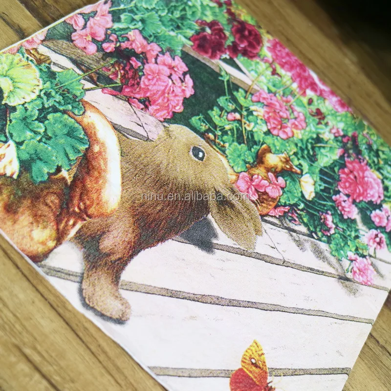 
YLNL10013 Color Paper Napkin,shape napkin 