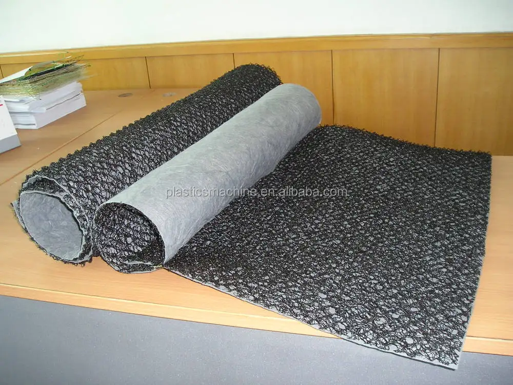 Plastic erosion control net making machine, geomat equipment Plastic net production line automatic machinery