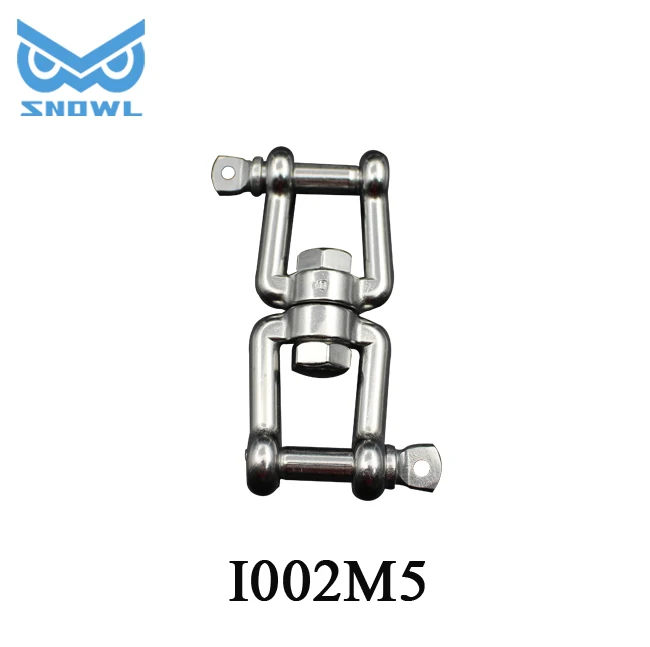 SNOWL Stainless Steel marine double eyes Swivel snap Shackle