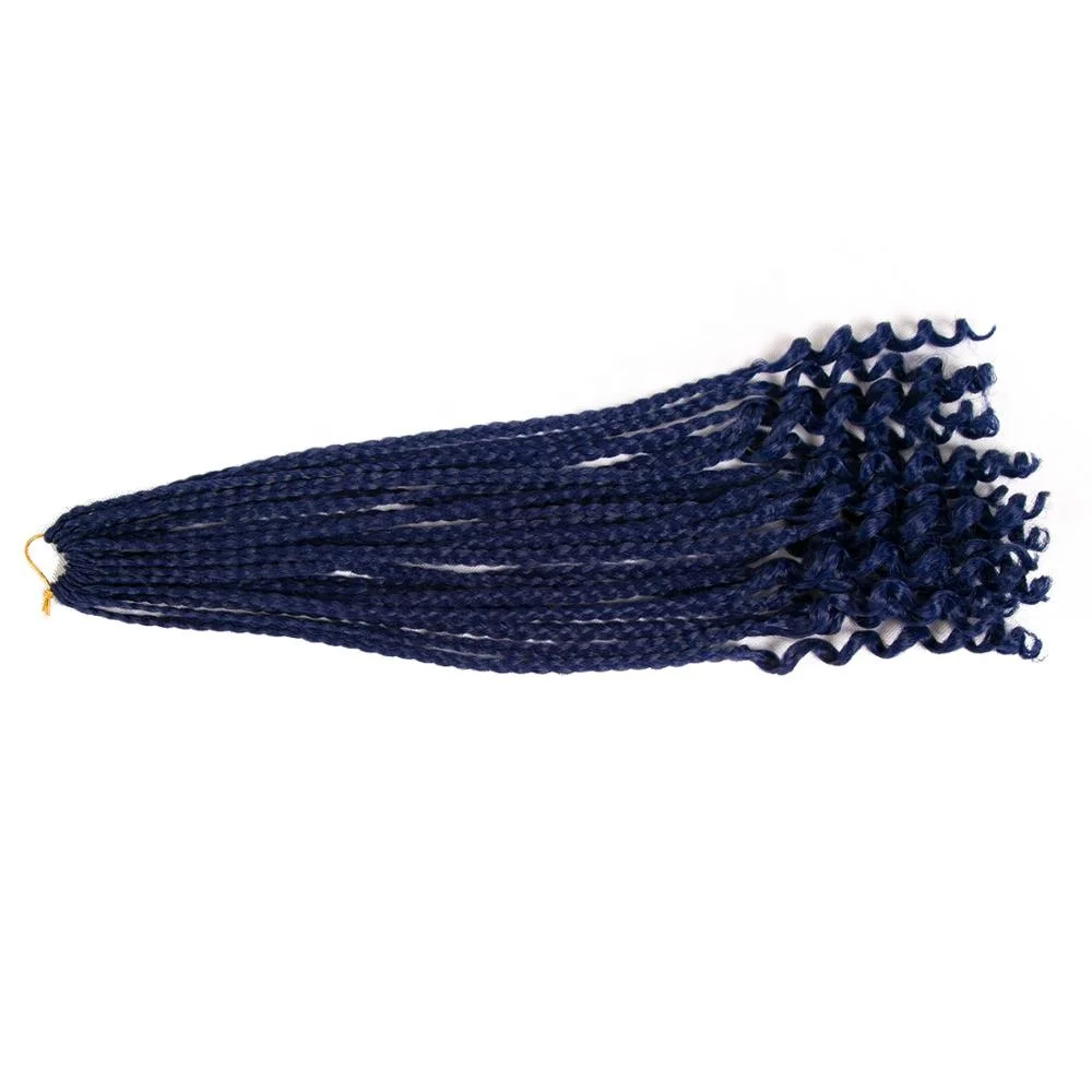 Synthetic Hair Senegalese Twist Crochet Braids Hair 1Pcs/Lot 100g/Pc 60CM 22Root  Ombre Braiding Hair Extensions
