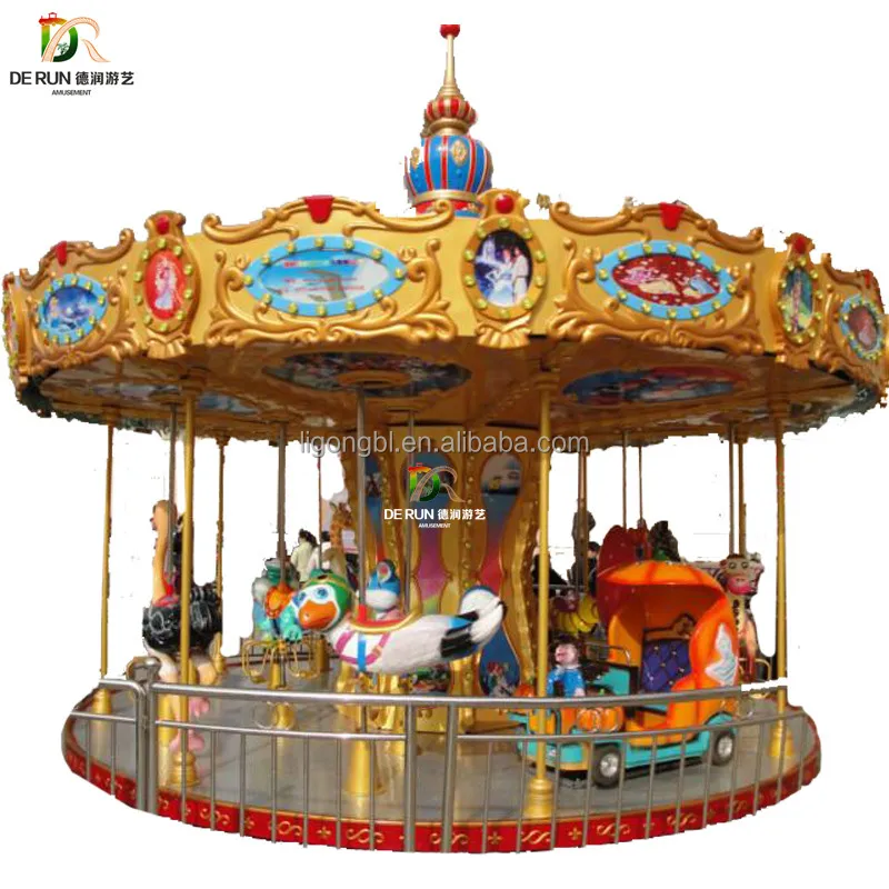 amusement park Kids 16 seats Carousel  horse for Sale