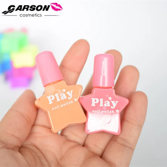 
Best selling kids nail polish non toxic waterbased peel off stars nail polish sets for children 18 bottles 