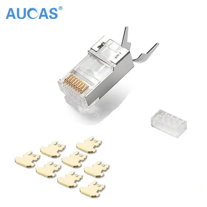 rj45 8p8c plug connector rj45 cat 7 rj45 connector rj45