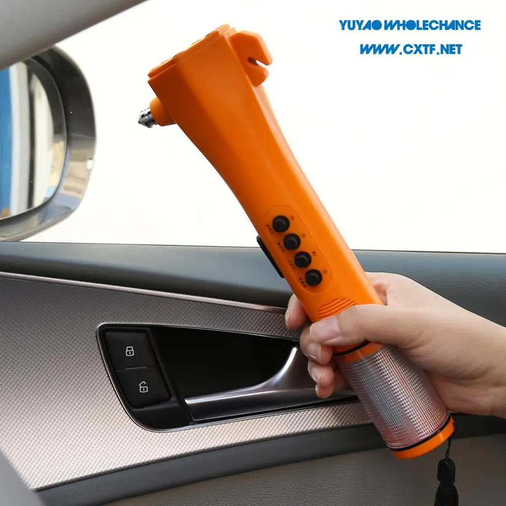 
Acousto-optic Alarm Car Emergency 3.7v Rechargeable Led Flashlight 