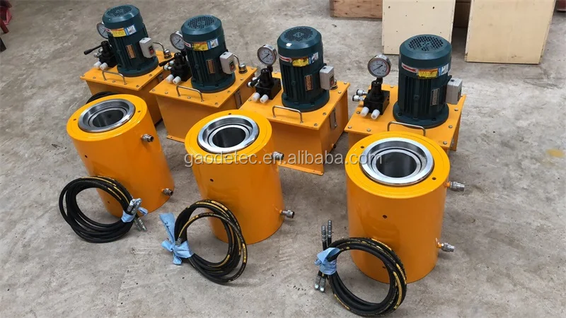 YDC prestressing center hole 300 ton hydraulic pressure jack