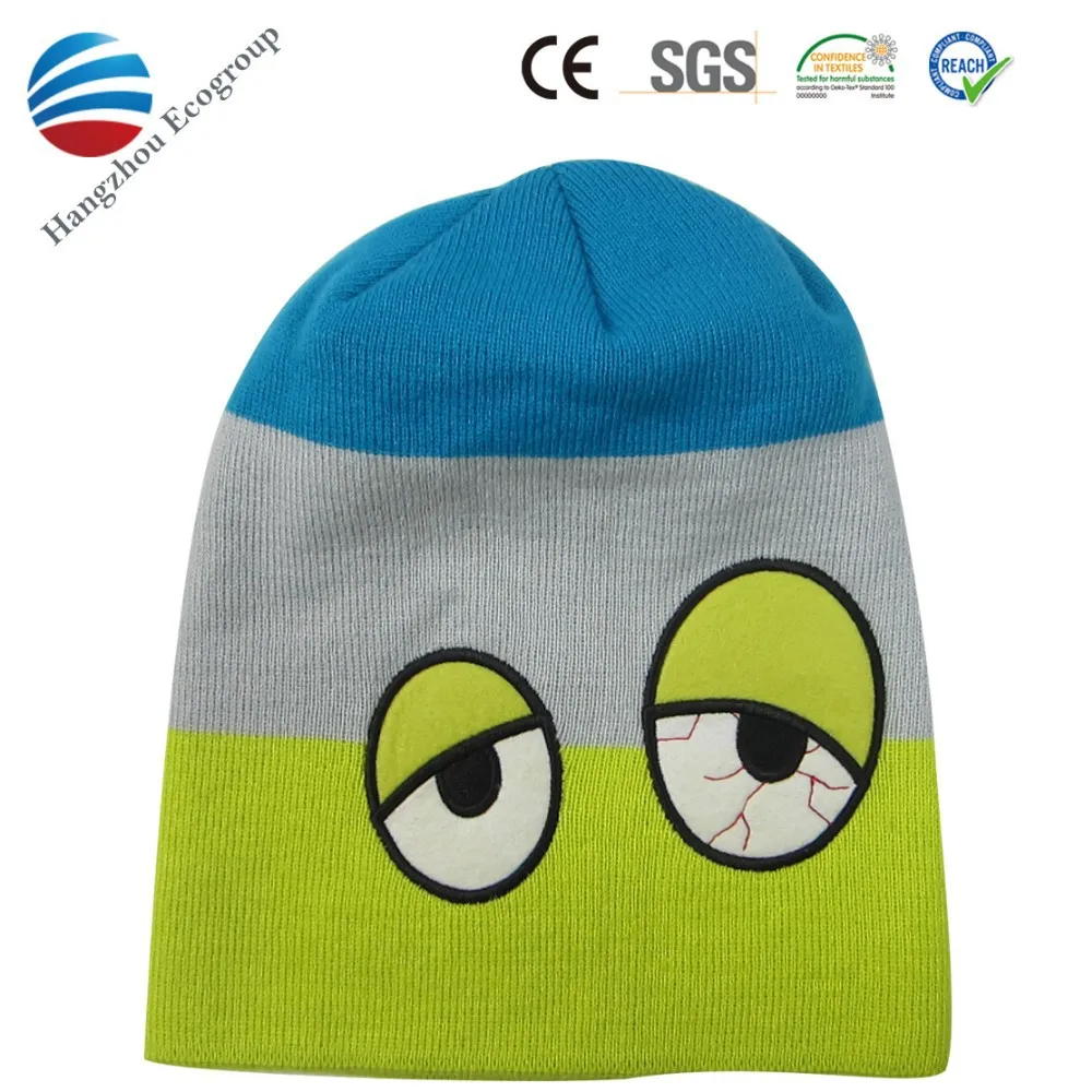 Warm winter acrylic kids hat scarf gloves set