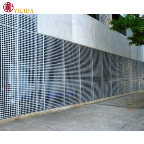 Aluminum external perforated metal wall cladding