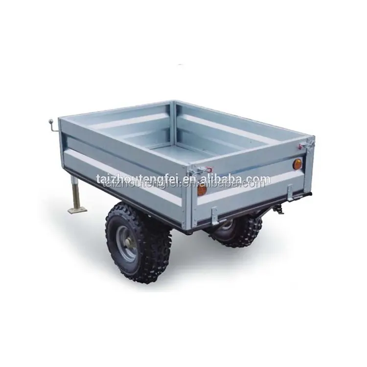 Hign quality trailer for ATV,single axle dumpe trailer,single axle box trailer