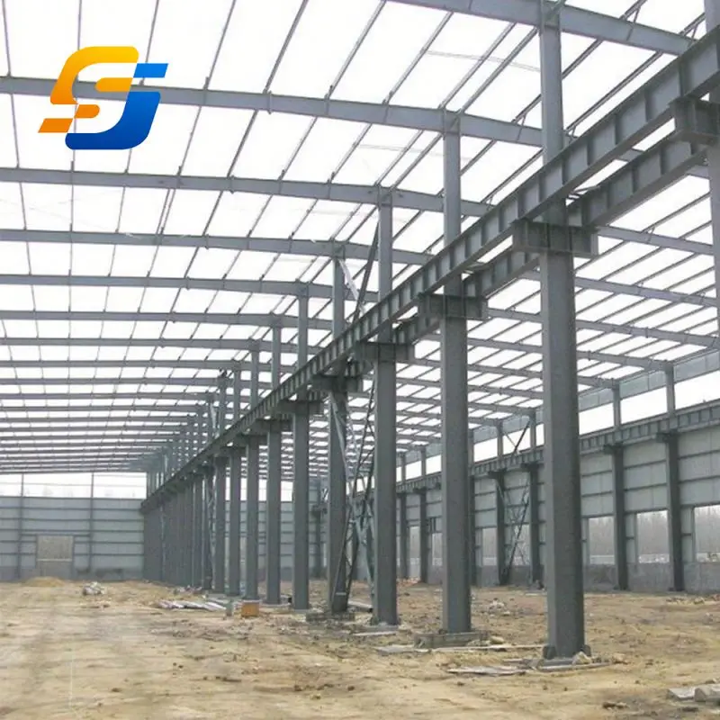 Manufacture Light Modern Steel structure fabrication prefabricated Frame Modular Workshop Warehouse Building