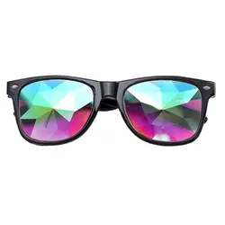 Wholesale Black/Red/White Kaleidoscope Glasses, Rainbow Prism - For Music Festivals, LED Light shows, EDM