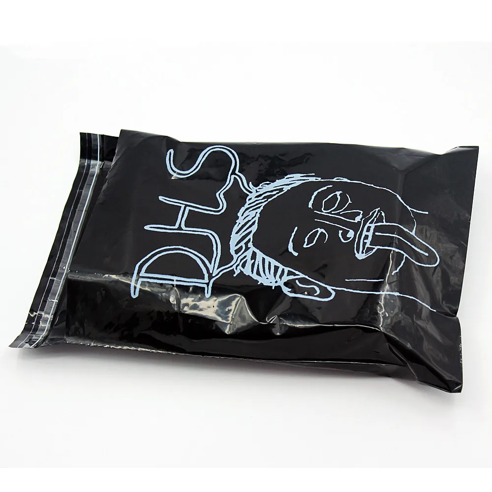 Mailing Bags Black Customizead Plastic Poly for Clothing Packaging Wholesale Self Adhesive