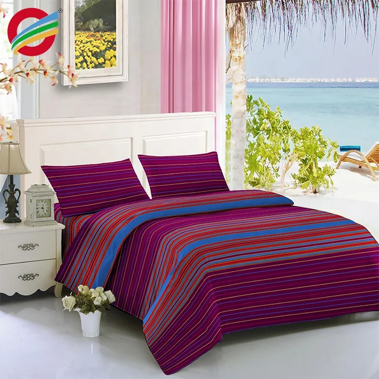 100% Polyester with Flower designs 3d printed bedsheet in bedding set