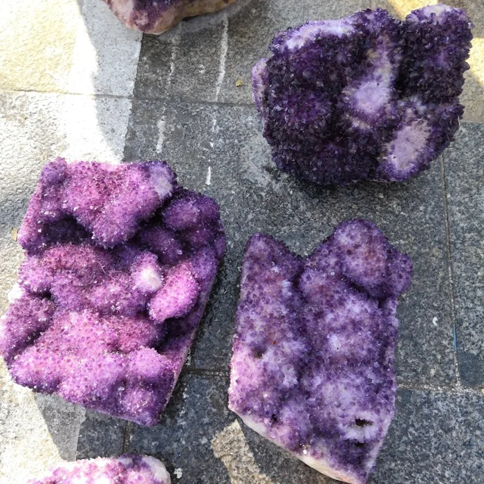 Wholesale Natural High Quality Raw Beautiful Purple Quartz Crystal Amethyst Geode Cluster