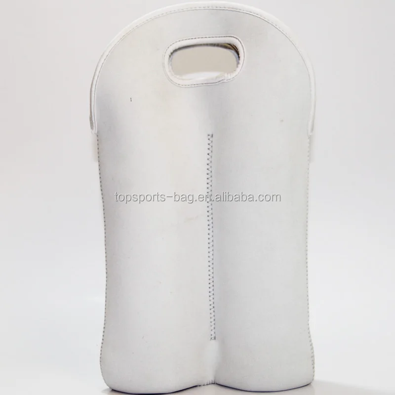 Белая сублимационная вода из неопрена на заказ 2 держателя для винных бутылок