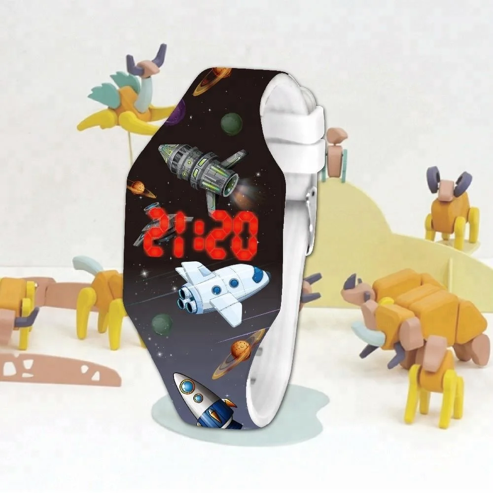 
Wholesale Silicone LED Children Wrist Kids Reminder Sport Watch For Kids 