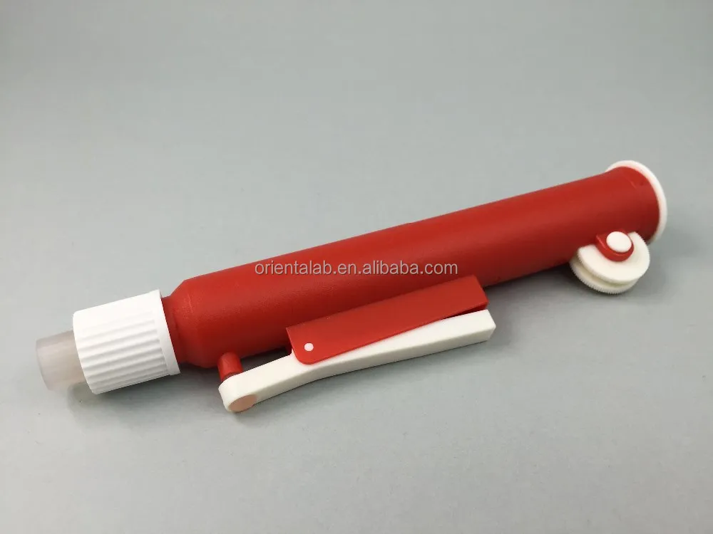 25ml plastic red pipette pump