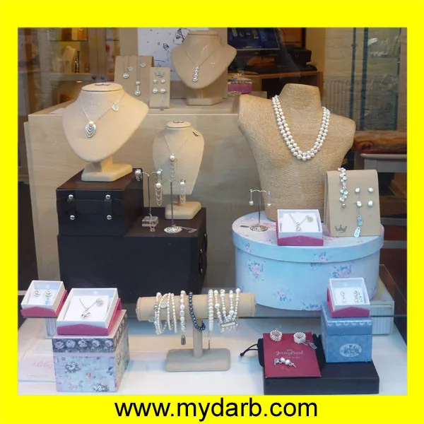 MYDARB custom Custom  Wholesale custom DIY bracelet necklace ring earring frame jewelry packaging display rack stand set for jewelry display rack necklace stand