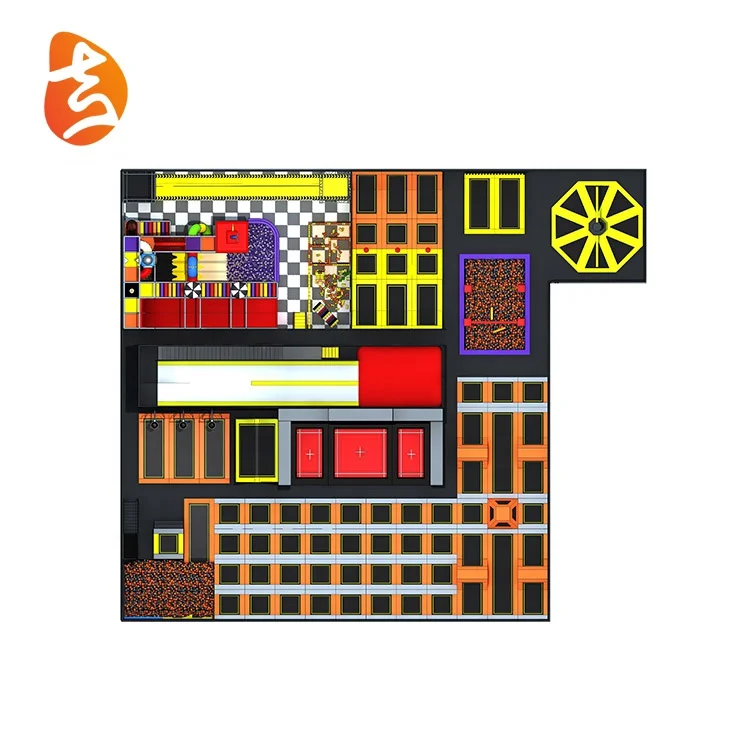 Factory customized commercial big indoor foam pit Trampoline Park Playground for sale