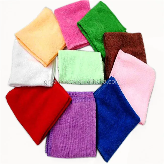 
Microfiber Small Hand Towel lovely microfiber embroidery small squares towel Size 30X40CM 