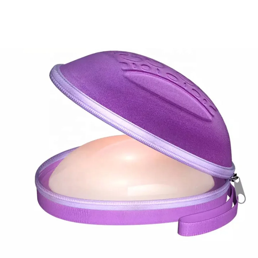 Portable Silicon EVA Bra Storage Carrying Case Zipper Bra Bag  Waterproof Bra and Underwear