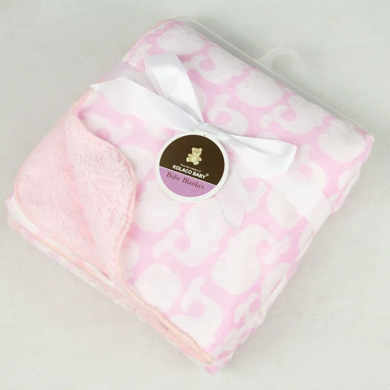 Comfortable 100% Cotton Flannel Baby Receiving Blankets
