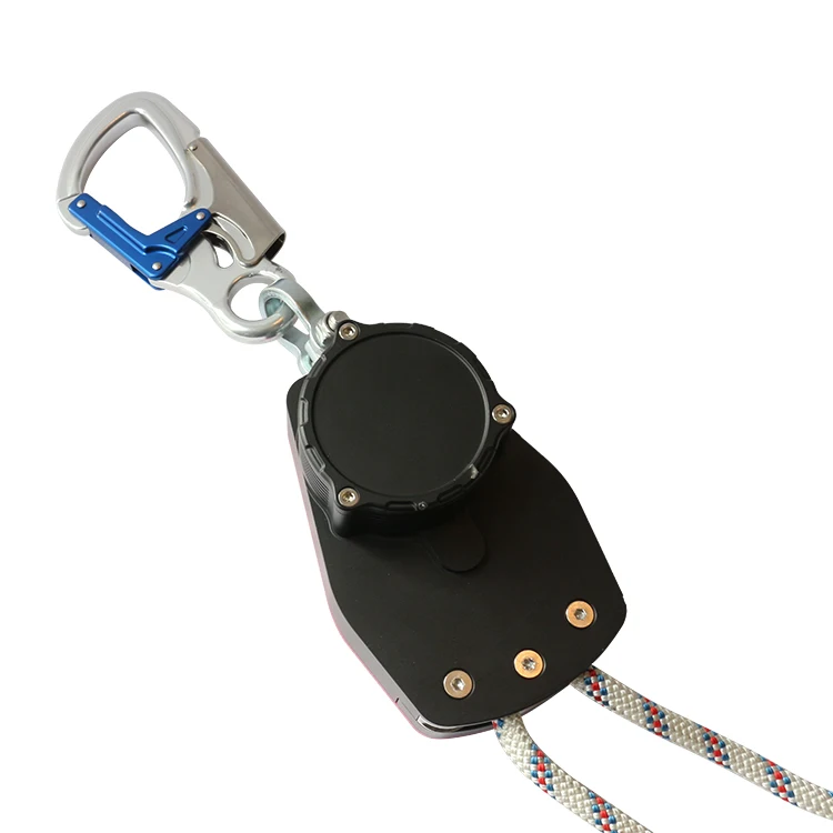 Safety climbing harness fall arrest rope belt self retracting lifeline with hook