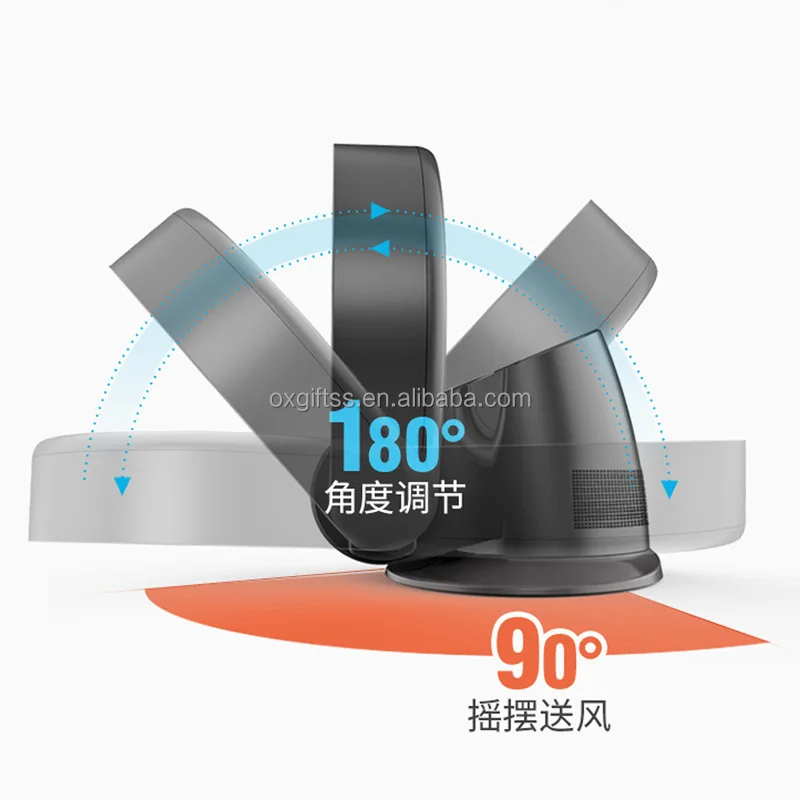 OXGIFT Wholesale Remote control Portable wall mount bladeless fan