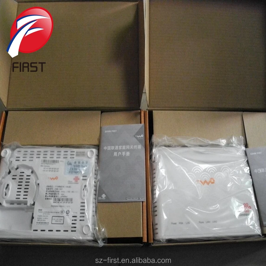 FTTH ZTE zxhn F407 epon onu с 2 порта LAN + 1 Голосовой порт