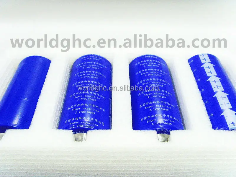 new product supercapacitor 2.7v3000f ultracapacitor for led