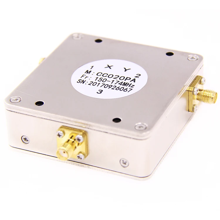 Best price 150-174 mhz Low Insertion vhf rf Coaxial Circulator
