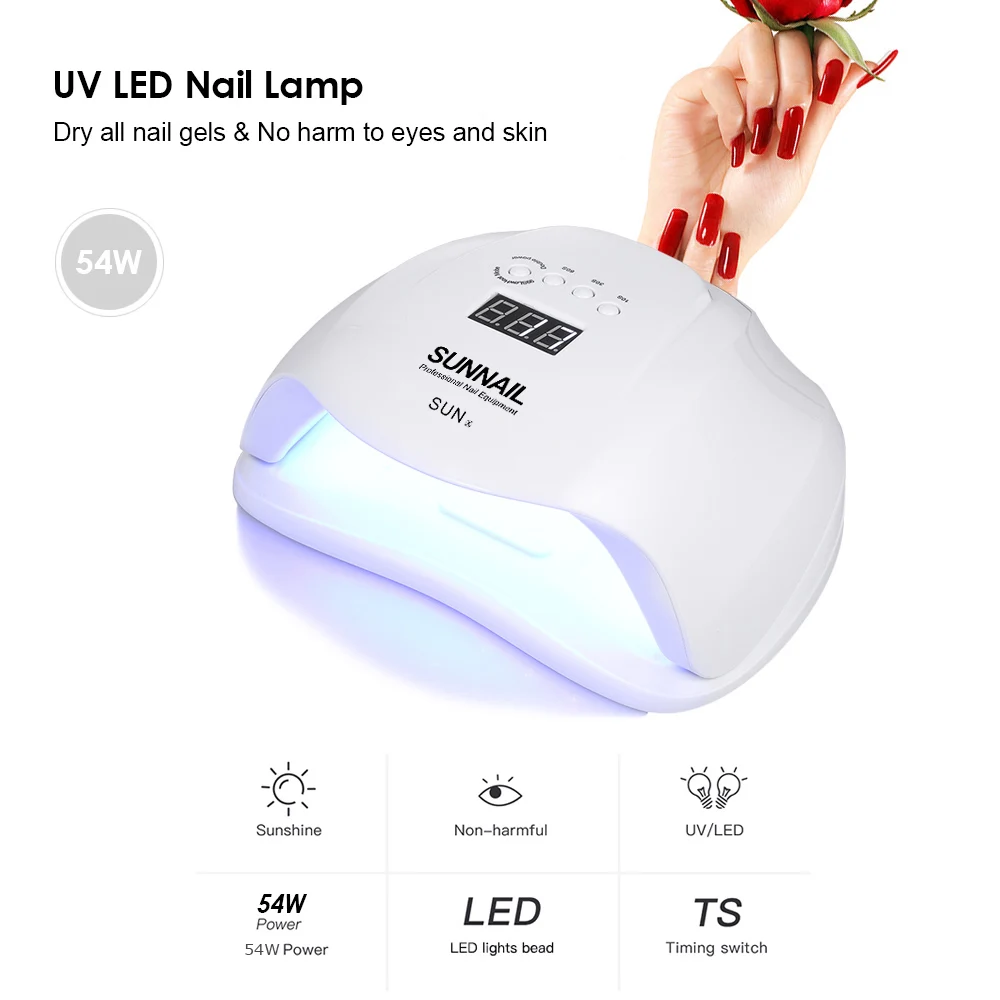 UV Led Lamp Nail Dryer For All Types Gel UV Lamp light for Nail Machine Curing 10/30/60/90s Timer USB Connector